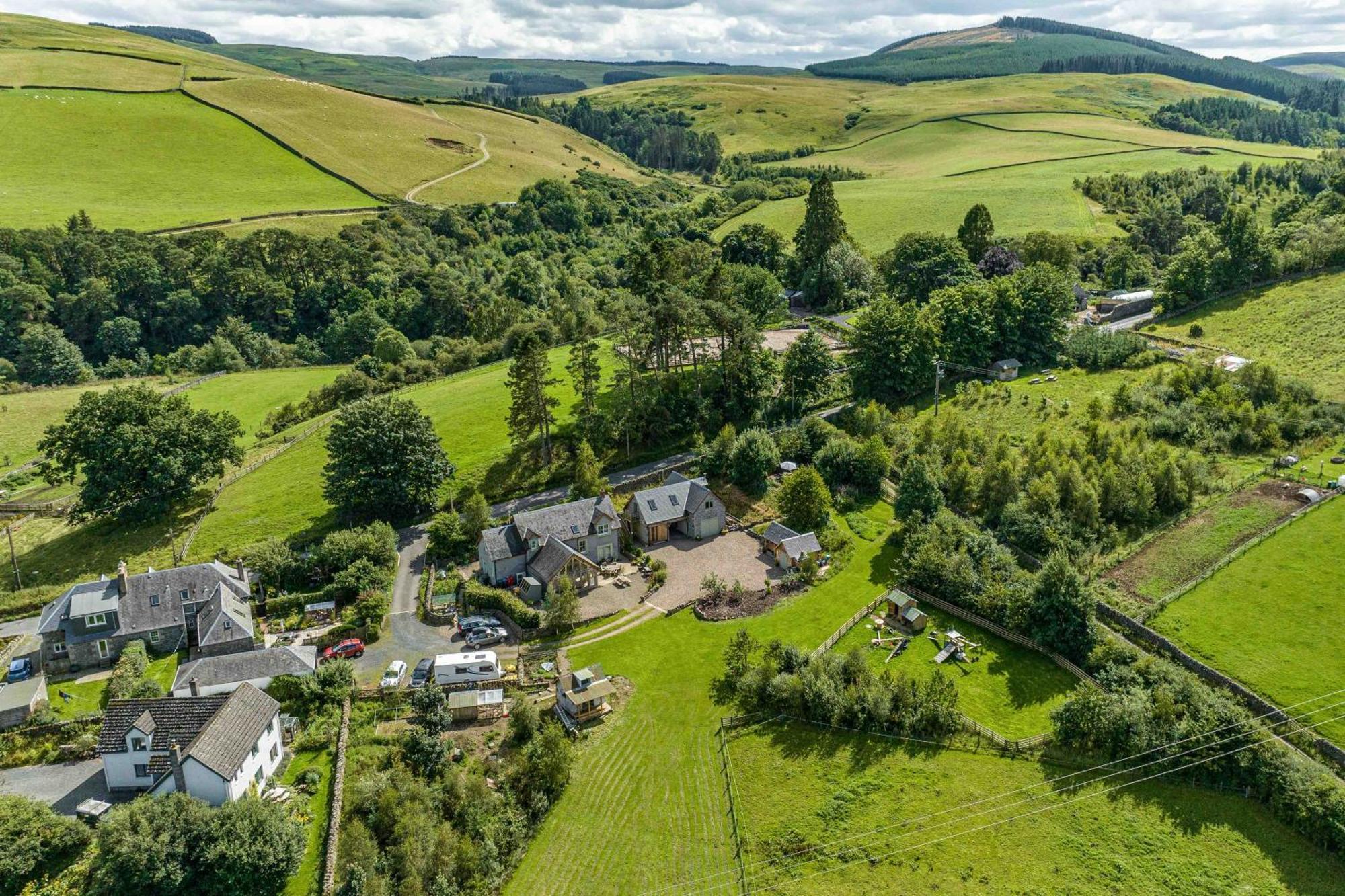 The Barn At Dormouse Cottage Selkirk Exterior foto